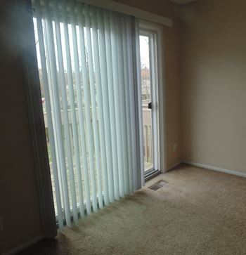 Patio and balcony in townhome